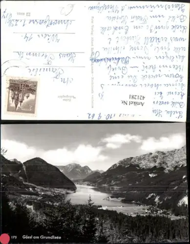 421281,Gössl am Grundlsee Totale See Bergkulisse