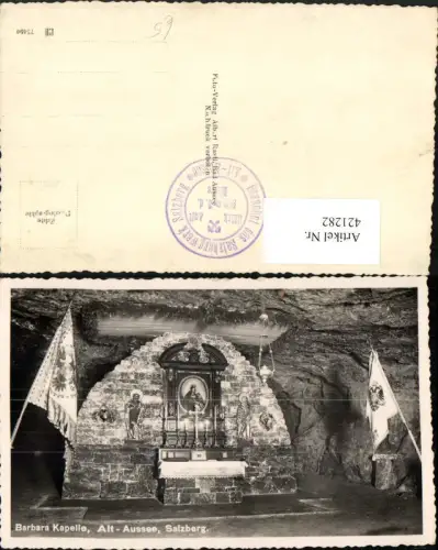 421282,Altaussee Barbara Kapelle Salzberg Altar