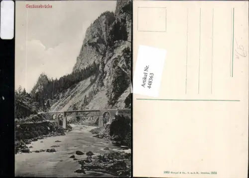 448363,Gesäusebrücke Brücke b. Johnsbach