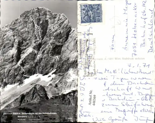 448369,Südwandhütte Berghütte b. Ramsau m. Dachstein Bergkulisse