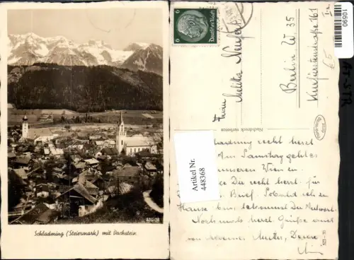 448368,Schladming Totale m. Dachstein Bergkulisse