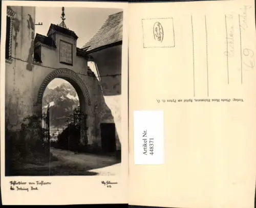 448371,Schlosstor Gittertor von Pichlarn b. Irdning pub Hubmann 417