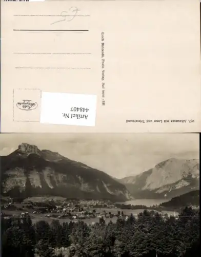 448407,Altaussee Totale m. Loser u. Trisselwand Bergkulisse