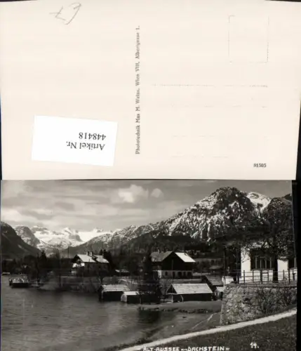 448418,Altaussee See m. Dachstein Bergkulisse