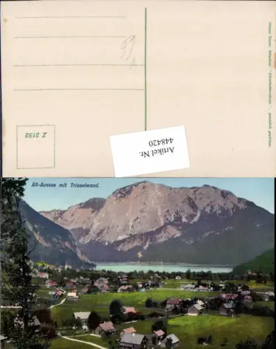 448420,Altaussee Totale m. Trisselwand Bergkulisse pub Ottmar Zieher 2152
