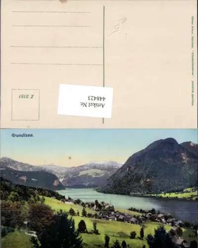 448423,Grundlsee Totale See Bergkulisse pub Ottmar Zieher 2151