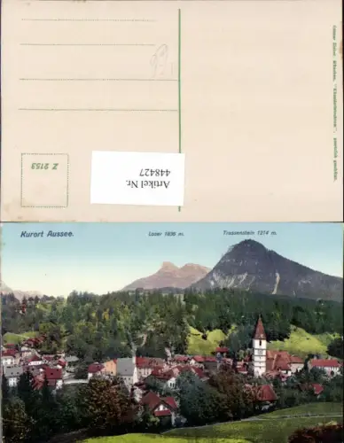 448427,Bad Aussee Totale m. Loser Bergkulisse pub Ottmar Zieher 2153