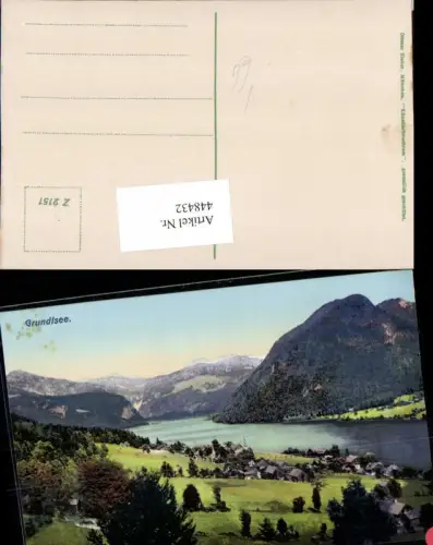 448432,Grundlsee Totale See Bergkulisse pub Ottmar Zieher 2151