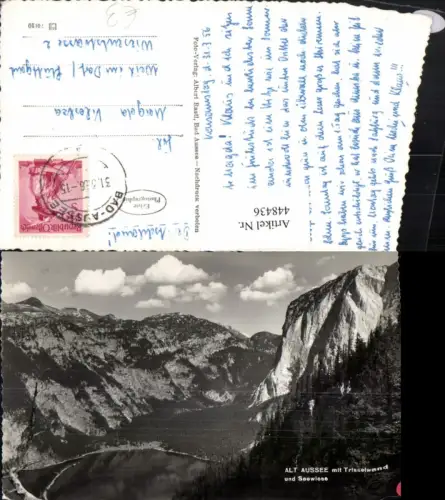 448436,Altaussee See m. Trisselwand u. Seewiese Bergkulisse