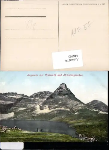 448495,Augstsee See b. Altaussee m. Greimuth Bergkulisse pub F. E. Brandt 619