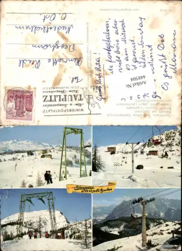 448504,Tauplitzalm b. Tauplitz Berglift Sessellift Mehrbildkarte