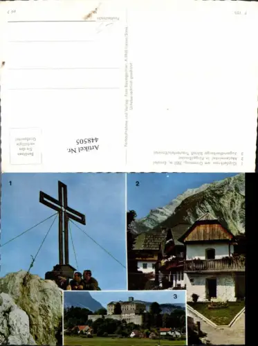 448505,Schloss Trautenfels Gipfelkreuz am Grimming Mehrbildkarte