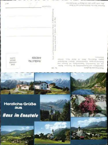 448509,Haus im Ennstal Totale Kirche Seilbahn Bergheim Mehrbildkarte