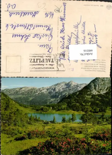 448516,Tauplitzalm b. Tauplitz Großsee See Bergkulisse