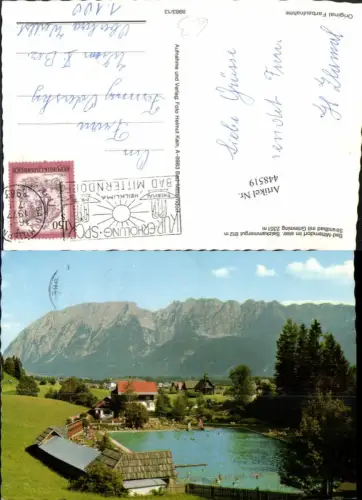 448519,Bad Mitterndorf Strandbad Freibad m. Grimming Bergkulisse
