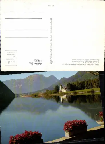 448525,Gössl Schloss Grundlsee See m. Sarstein Bergkulisse pub Cosy