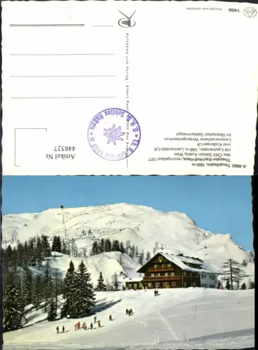 448527,Tauplitzalm b. Tauplitz Theodor-Karl-Holl-Haus Berghütte Winterbild