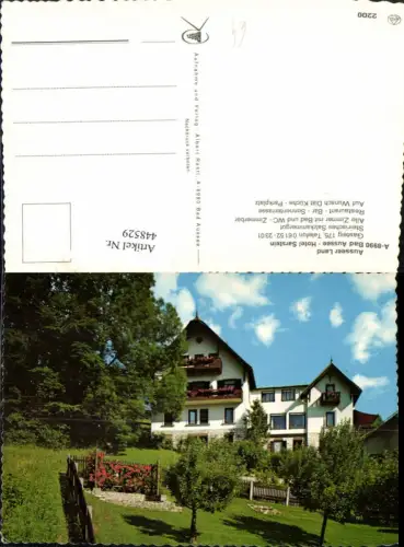 448529,Bad Aussee Hotel Sarstein