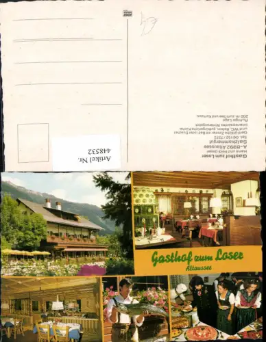 448532,Altaussee Gasthof zum Loser Mehrbildkarte