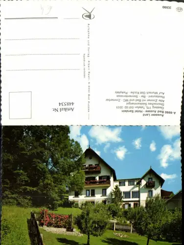 448534,Bad Aussee Hotel Sarstein