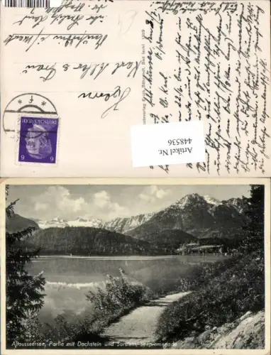448536,Altaussee See Partie m. Dachstein u. Sarstein Bergkulisse