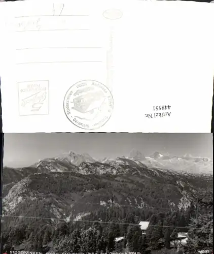 448551,Stoderzinken Steinerhaus Berghütte b. Gröbming geg. Dachstein Bergkulisse