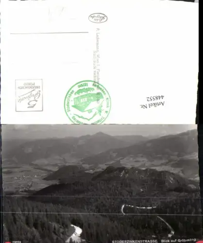 448552,Stoderzinkenstraße m. Blick auf Gröbming Bergkulisse
