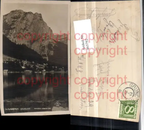 463792,Grundlsee Totale See Bergkulisse