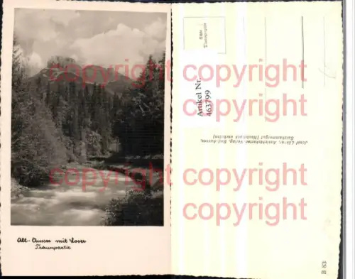463799,Altaussee Traun Fluss m. Loser