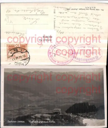463818,Guttenberghaus Berghütte b. Ramsau Dachstein Bergkulisse