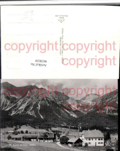 463839,Ramsau St. Rupert am Kulm Kirche Bergkulisse