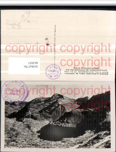 463851,Oberer Klaffersee See b. Rohrmoos Bergkulisse