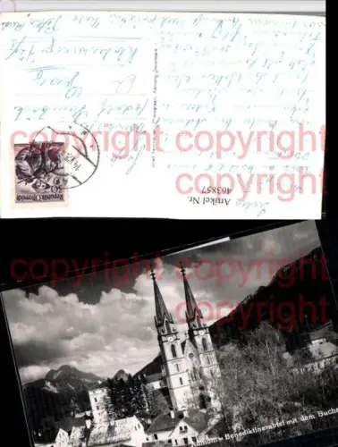 463857,Admont Benediktinerabtei Kirche m. Buchstein Bergkulisse
