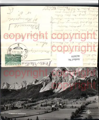 463859,Ramsau am Dachstein Totale Bergkulisse