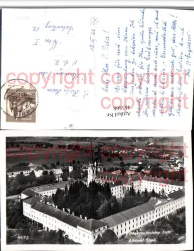 463868,Admont Stift Fliegeraufnahme