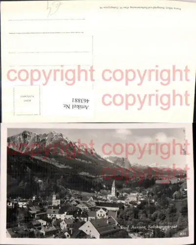 463881,Bad Aussee Totale Bergkulisse