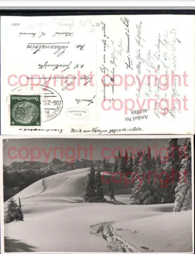 463888,Foto AK Aussee Grundlsee Winterlandschaft Bahnpost Zug 2326 Selzthal