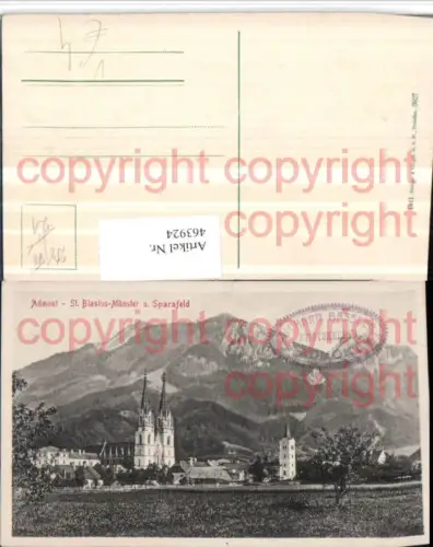 463924,Admont St. Blasius-Münster m. Sparafeld pub Stengel e Co 3827