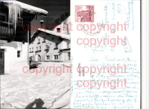 469411,Foto AK Mandling in d. Steiermark Motiv Gasthaus Winterbild