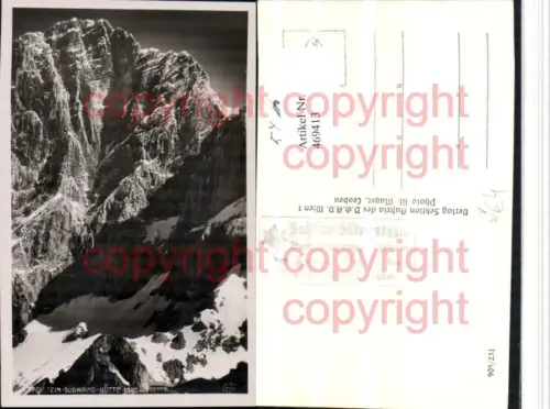 469413,Dachstein Südwand-Hütte Berghütte b. Ramsau Bergkulisse pub Max Mayer 231