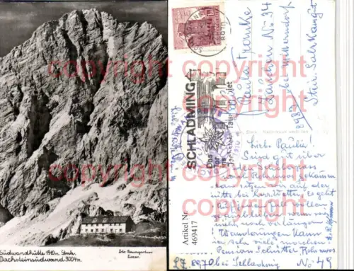 469417,Südwandhütte Berghütte b. Ramsau Dachstein Bergkulisse pub Baumgartner
