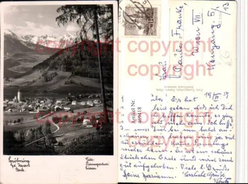 469418,Gröbming Totale geg. Tauern Bergkulisse pub Foto Baumgartner