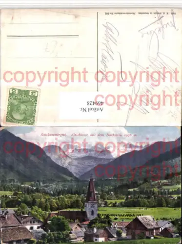 469428,Altaussee Teilansicht m. Dachstein Bergkulisse pub F. E. Brandt 301