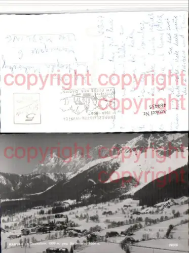 469435,Ramsau am Dachstein Totale geg. Dachstein Bergkulisse Winterbild