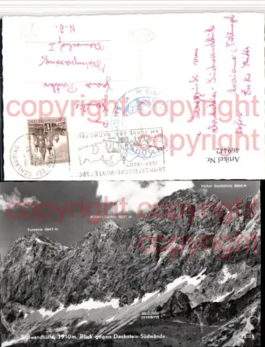 469442,Südwandhütte Berghütte b. Ramsau m. Dachstein Bergkulisse