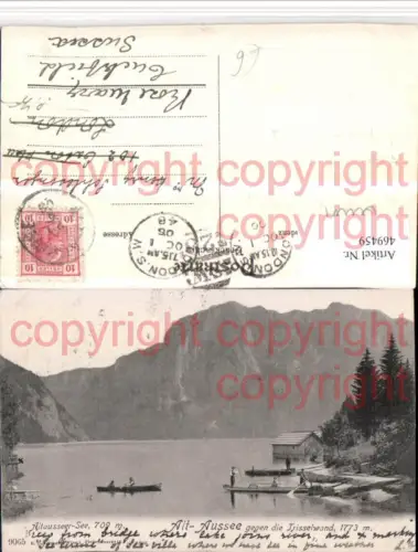 469459,Altaussee See geg. Trisselwand Bergkulisse