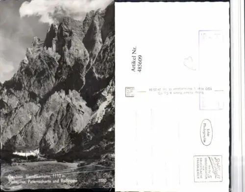 485609,Gesäuse Haindlkarhütte m. Planspitze b. Johnsbach