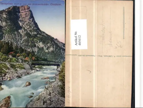 485612,Planspitze von d. Kummerbrücke Brücke b. Johnsbach