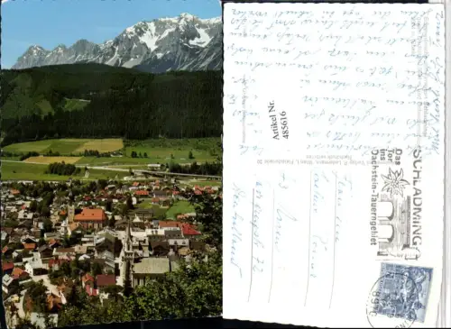 485616,Schladming Totale geg. Dachstein Bergkulisse