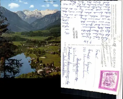 485625,Altaussee Totale m. Hohem Dachstein Bergkulisse pub Cosy